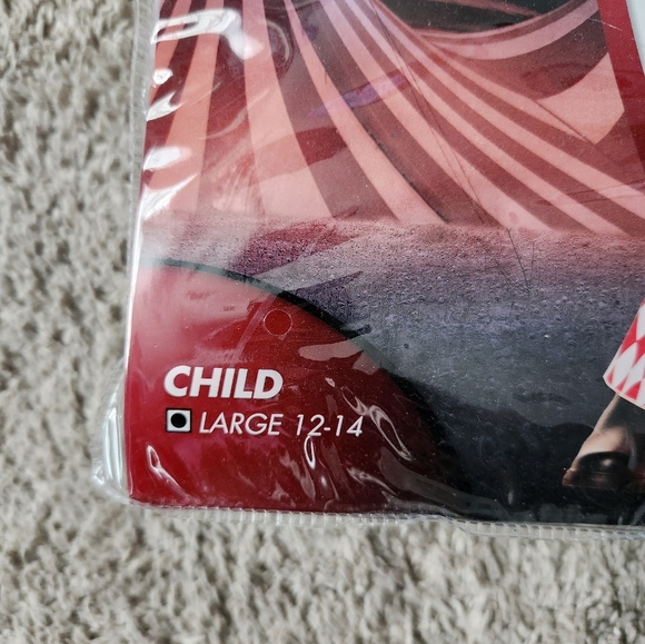 Red Carnival Clown Halloween Costume Girls Size Large 12-14 - Picture 3 of 6